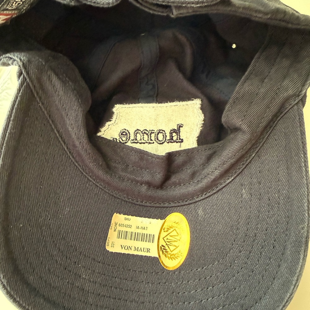 Black Baseball Hat with Iowa Home Patch - Picture 4 of 4